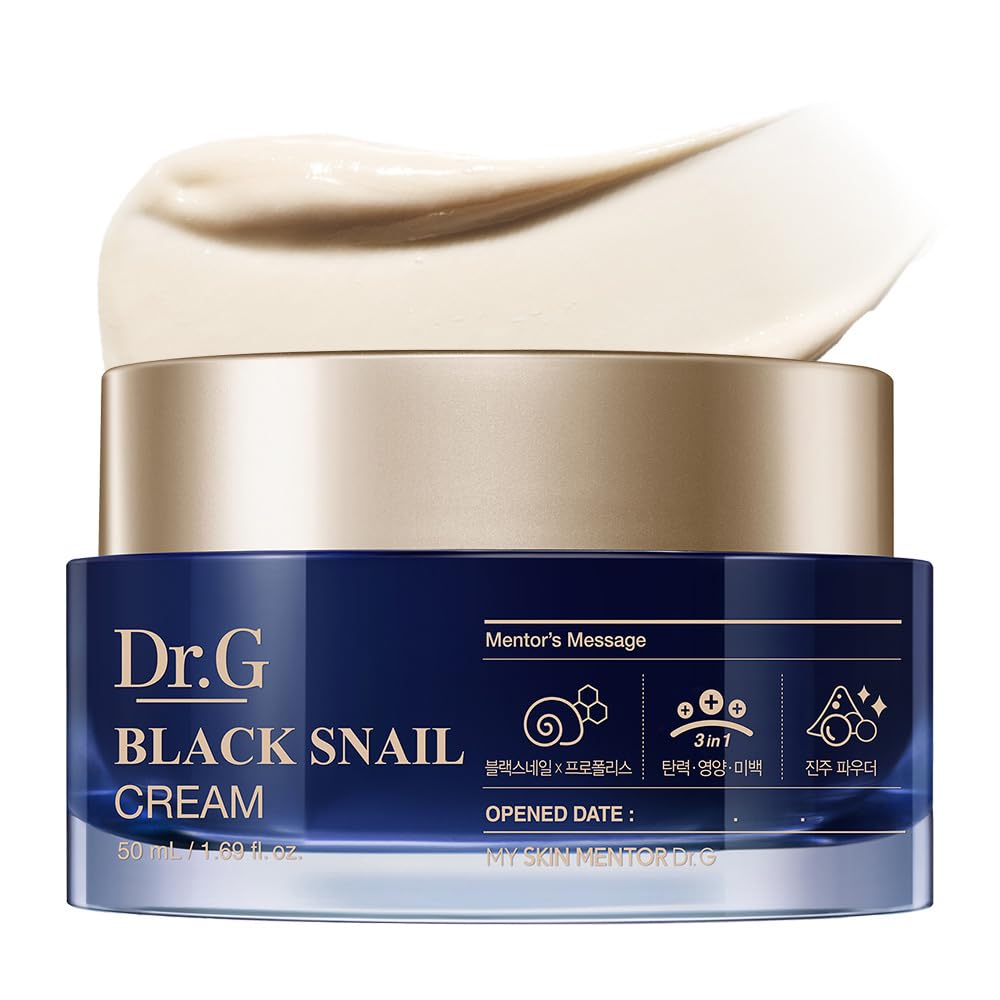 Dr.G Black Snail Face Cream, 1.69 fl oz - Product Imagery