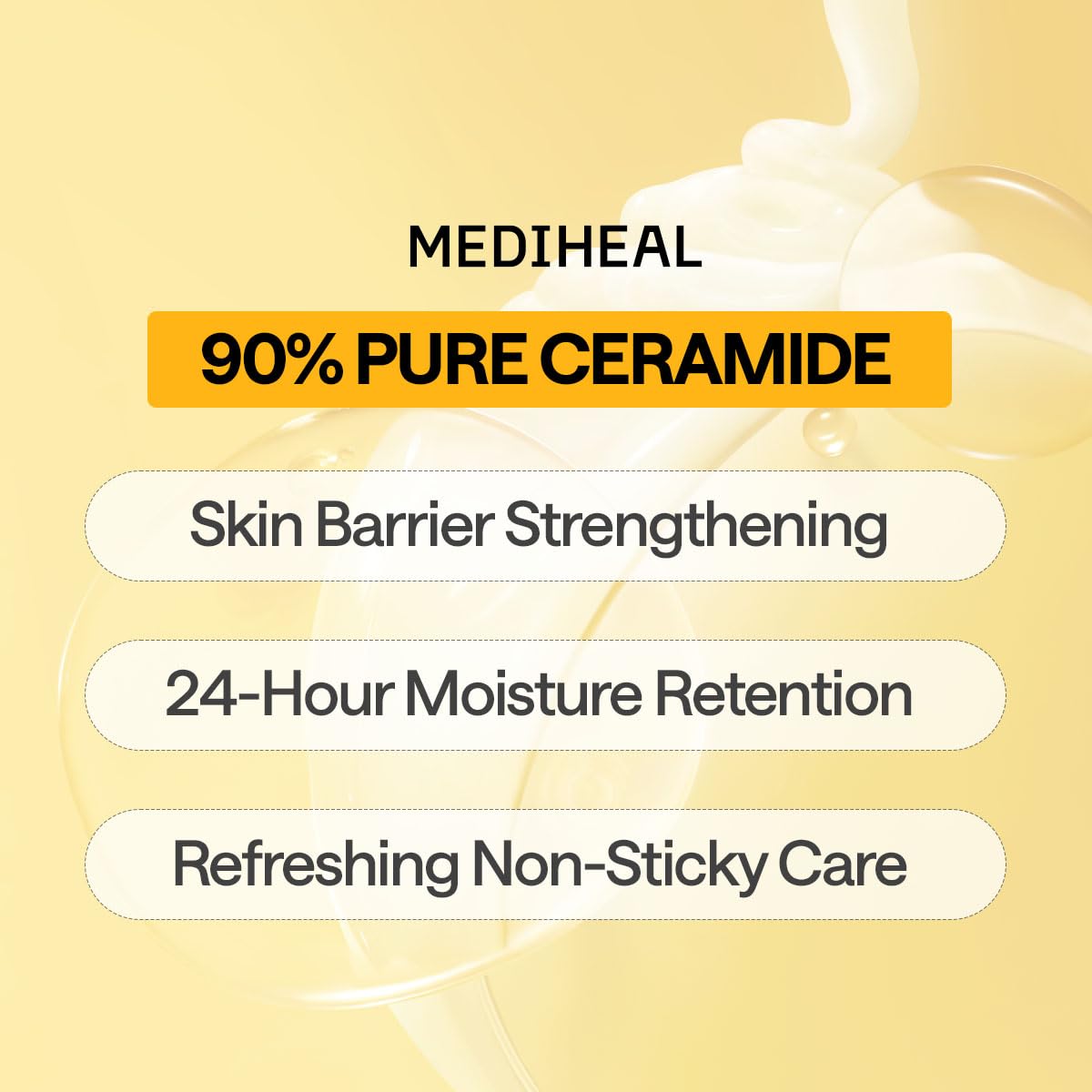 MEDIHEAL Collagen Essential Face Sheet Mask, Skin Firming (10ea) – close-up detail