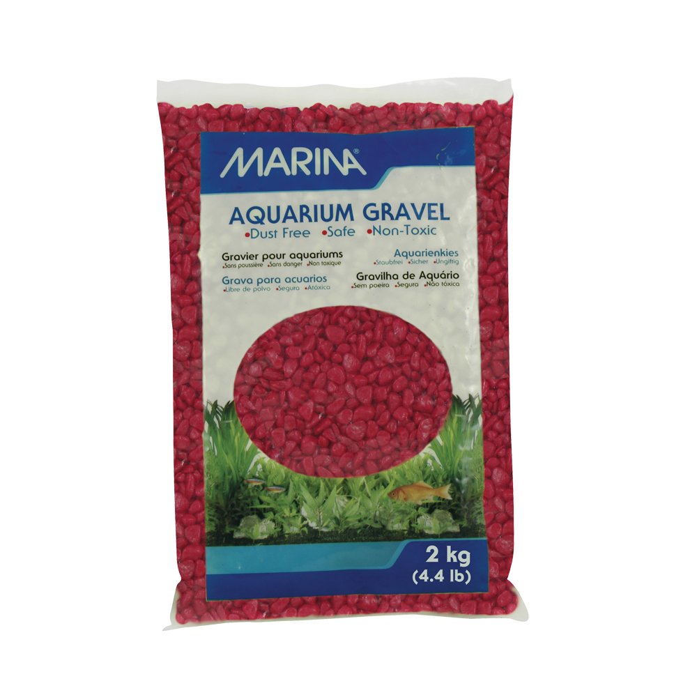 Marina Decorative Aquarium Gravel Red 2kg – product photo (Gravel)