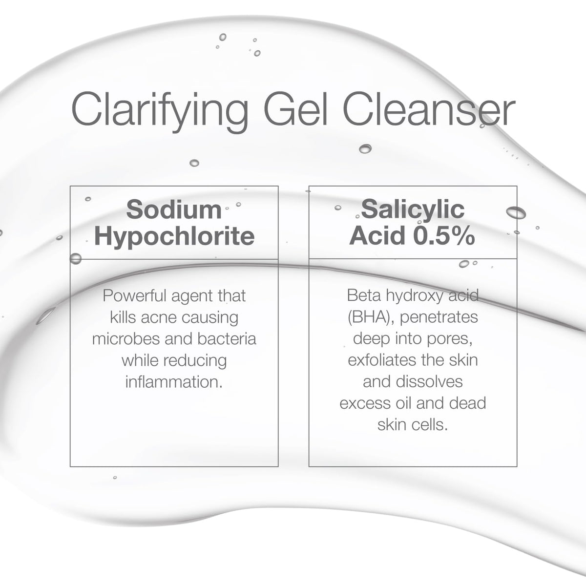 CLn® Acne Cleanser-Facial Cleanser with 0.5% Salicylic Acid to Eliminate Blackheads & Breakouts, Oil-Free & Fragrance-Fr