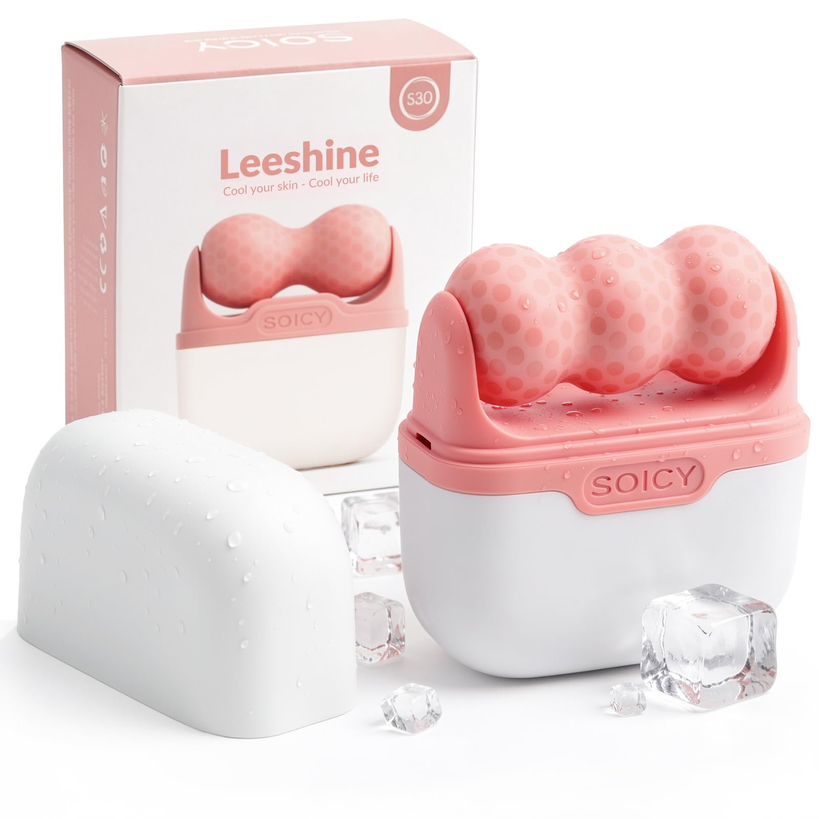 Leeshine Ice Roller Set for Face and Eyes - Facial Skin Care - Product Imagery