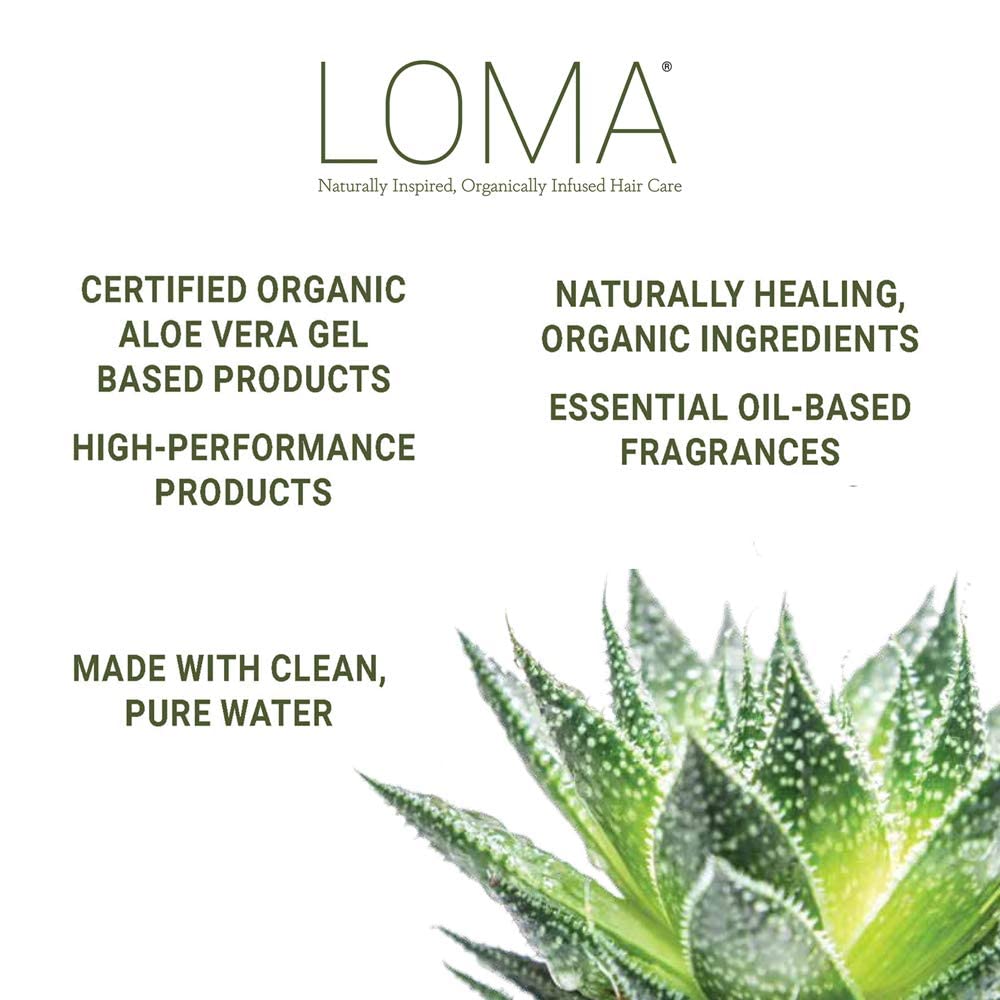 Loma Nourishing Conditioner 12 oz sulfate-free conditioner bottle with a sleek white label and pump dispenser.