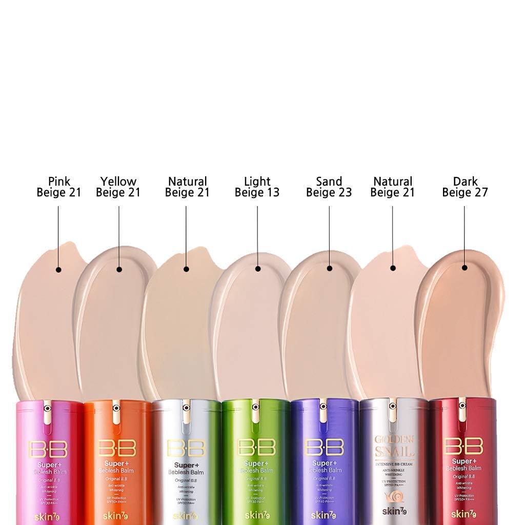 SKIN79 Super Plus Beblesh Balm Pink BB 40g All Day Lasting BB Cream - Made In Korea US exclusive Version K Beauty Flawle