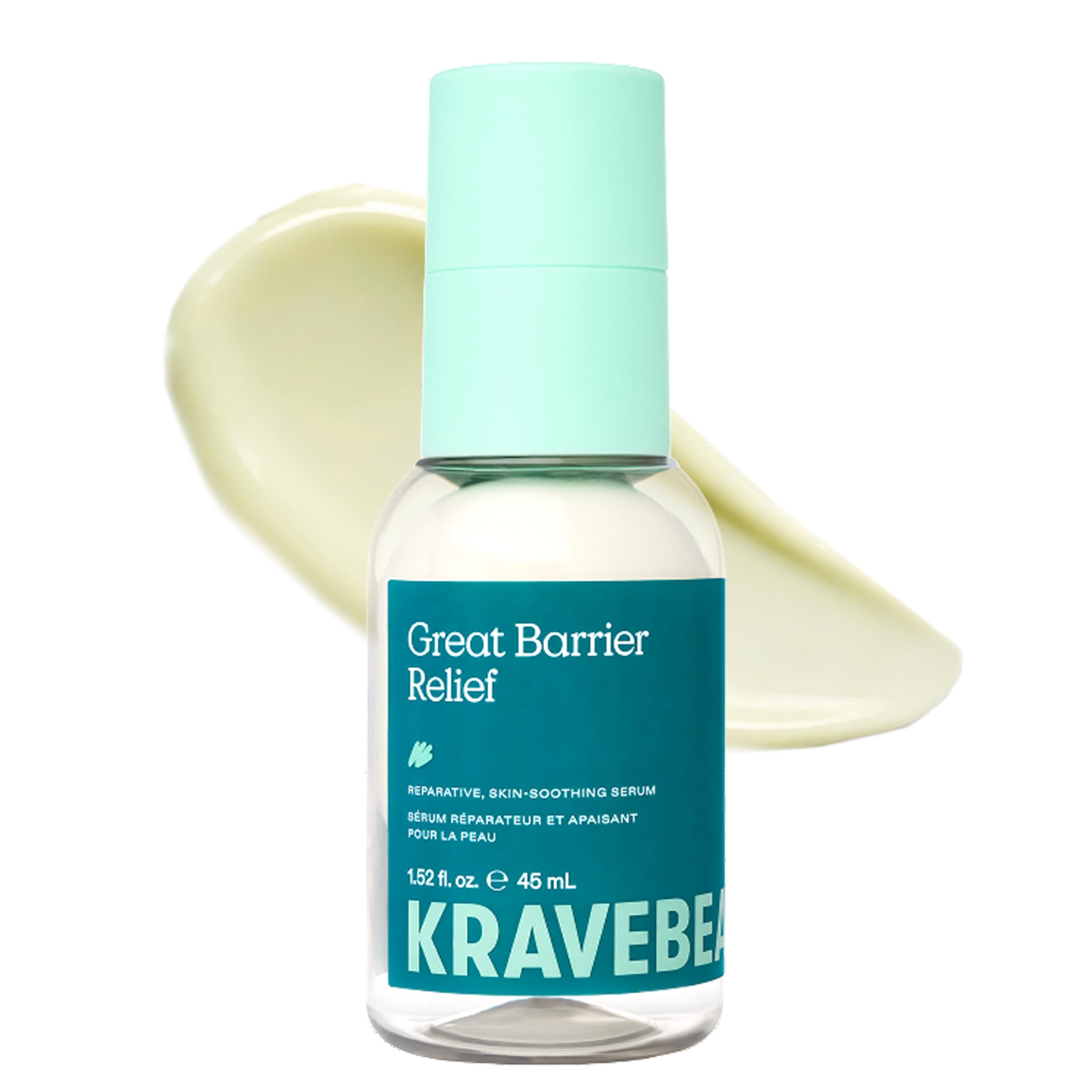 KraveBeauty Great Barrier Relief Face Serum for Dry, Sensitive - Product Imagery