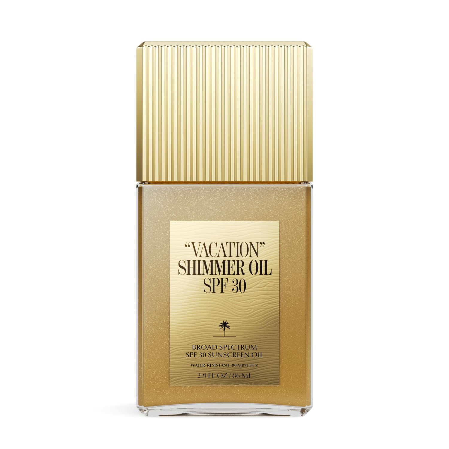 Vacation Shimmer Oil SPF 30 Body Sunscreen Oil, 2.9 Fluid Ounces