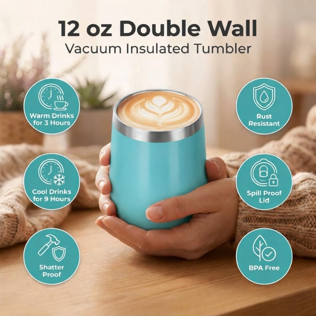 Modern Elegance Tea Tumbler Gift Set for Women, Teal – product photo (Tea Gifts)