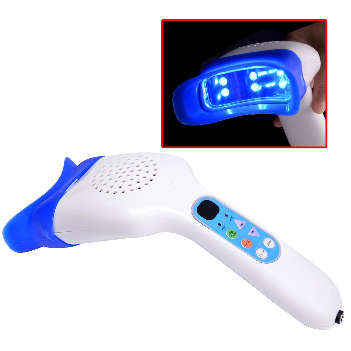 Professional Handheld LED Blue Light Teeth Whitening - Kurtvenid Official Imagery - 7