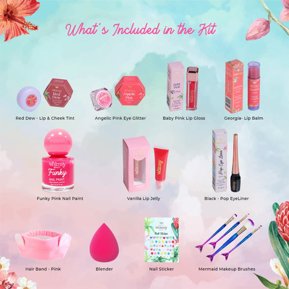 Whimsy Beauty Organic Blossom Makeup Kit Non Toxic Beauty - Whimsy Official Imagery - 7
