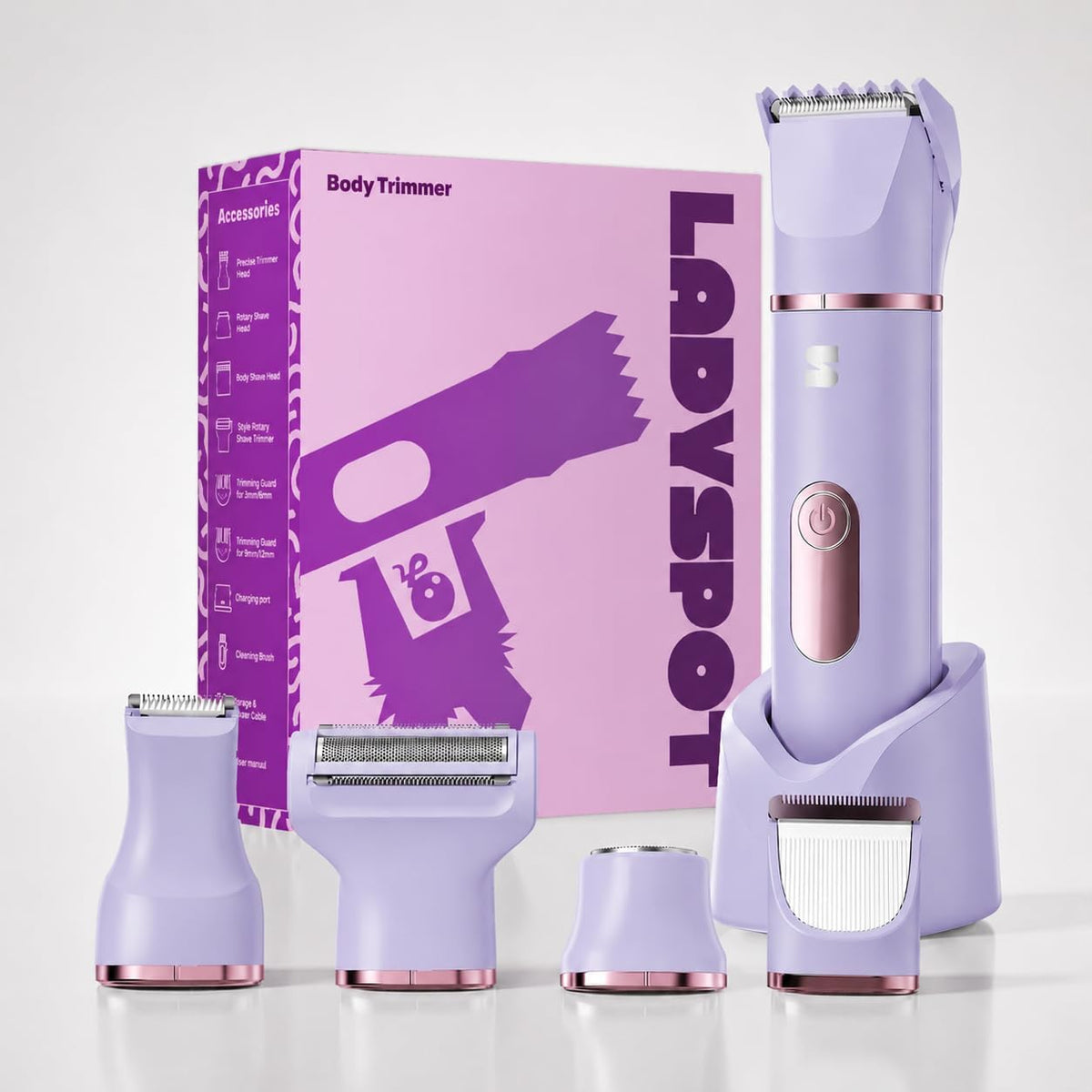 LADYSPOT Swim 4-in-1 Bikini Trimmer for Women IPX7 Waterproof – product photo (Bikini Trimmers)