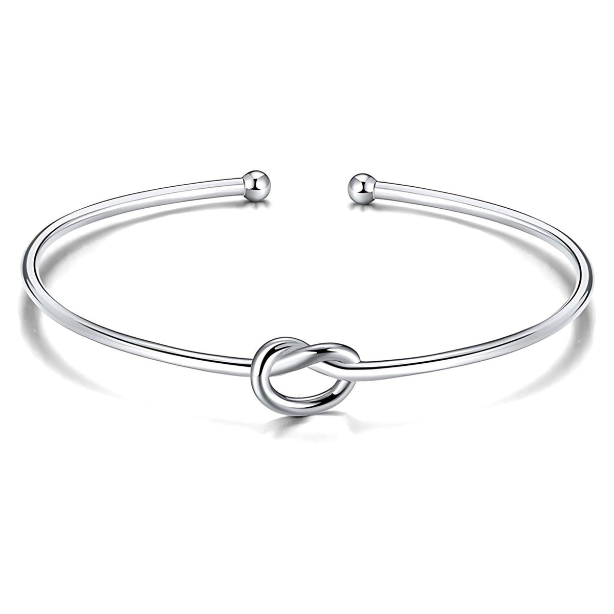 Infinity Love Tie the Knot Bracelet for Women Bangle - Ginger Lyne Collection Official Imagery - 1