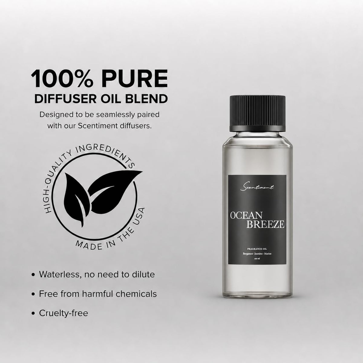 Scentiment Ocean Breeze Diffuser Oil - Scentiment Official Imagery - 5