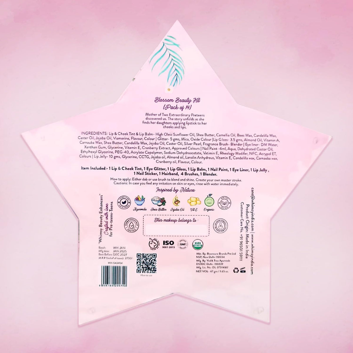 Whimsy Beauty Organic Blossom Makeup Kit Non Toxic Beauty - Whimsy Official Imagery - 4