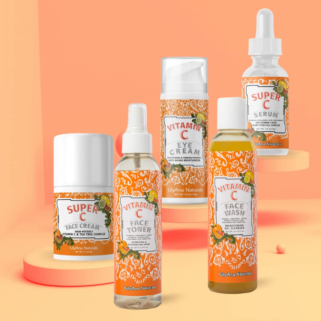 LilyAna Naturals Vitamin C Skincare Gift Set - LilyAna Naturals Official Imagery - 3