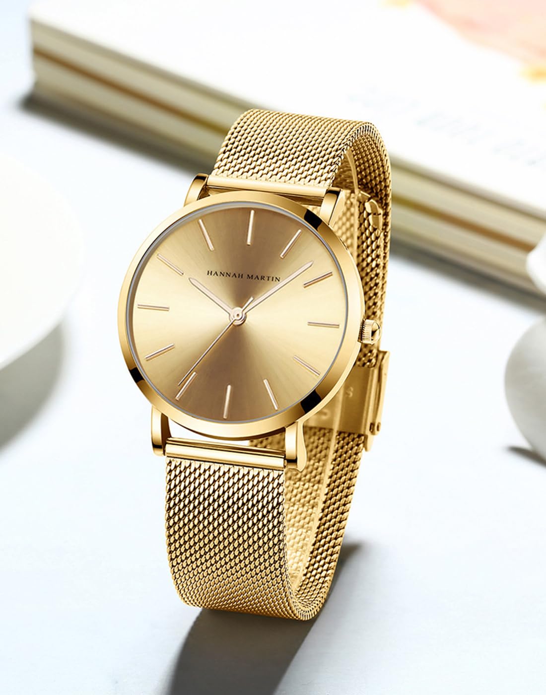 Asdppe Women Watches Minimalist Fashion Quartz Wrist Watch Party Dress Bracelet Watch for Ladies with Stainless Steel Me
