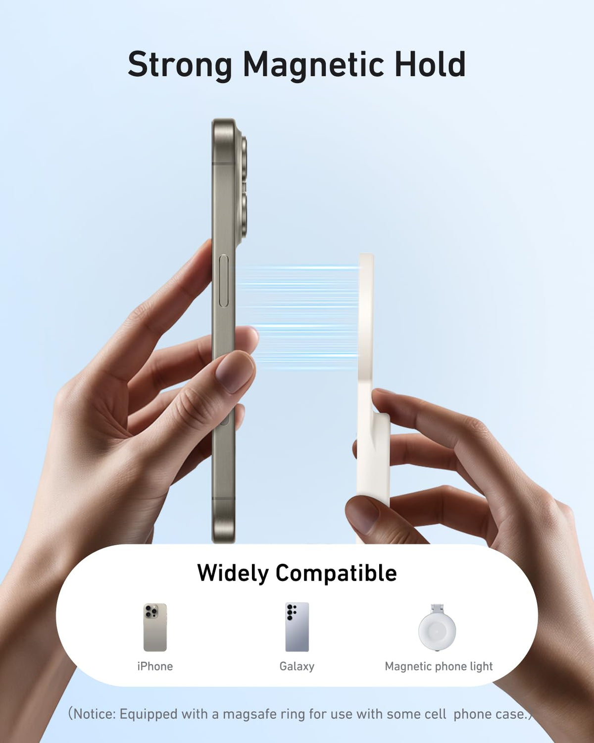 TELESIN Magnetic Selfie Stick Tripod with Selfie Light – packaging and label