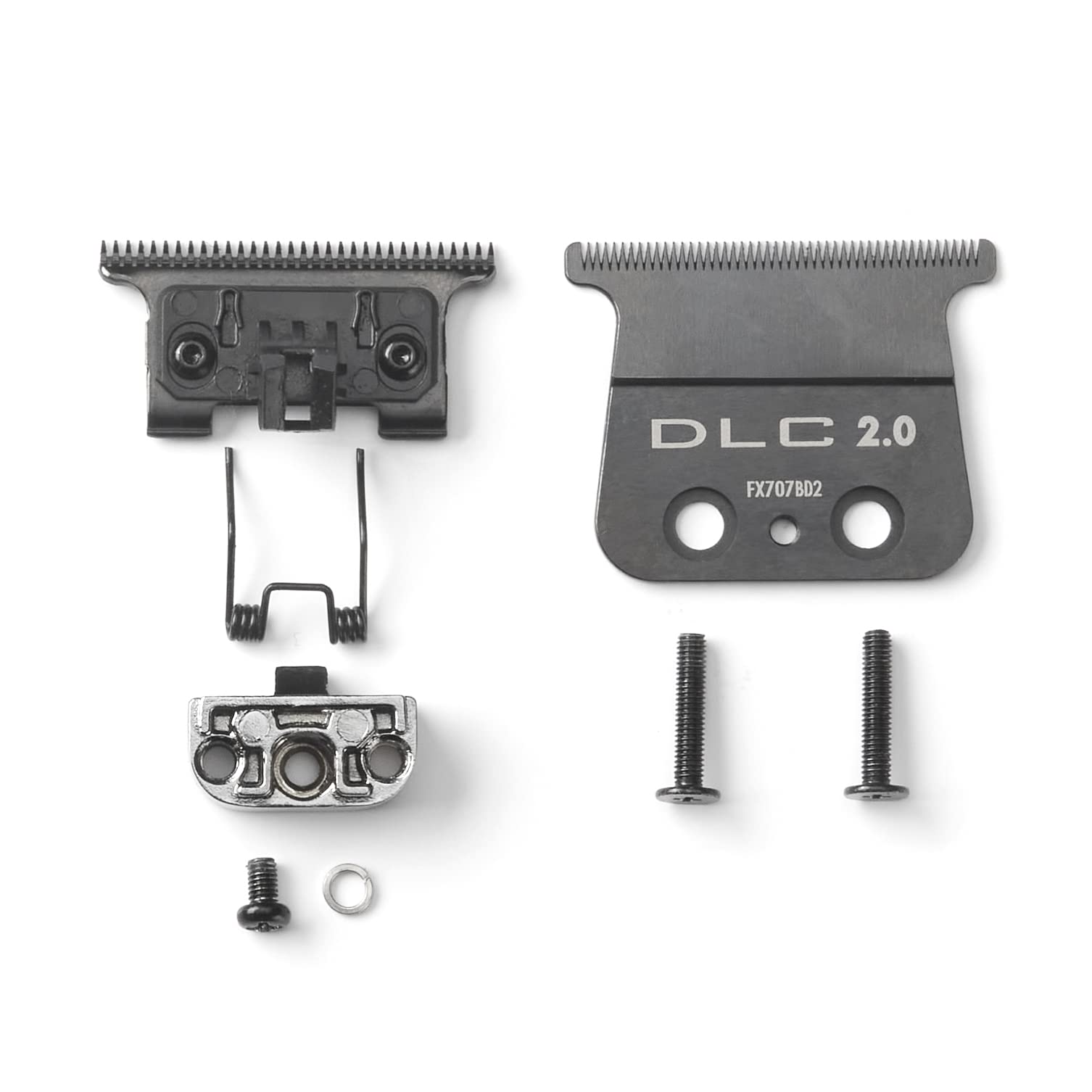 BaBylissPRO Barberology Deep Tooth DLC 2 Replacement Blade for Outlining Hair Trimmers (FX707BD2), Black