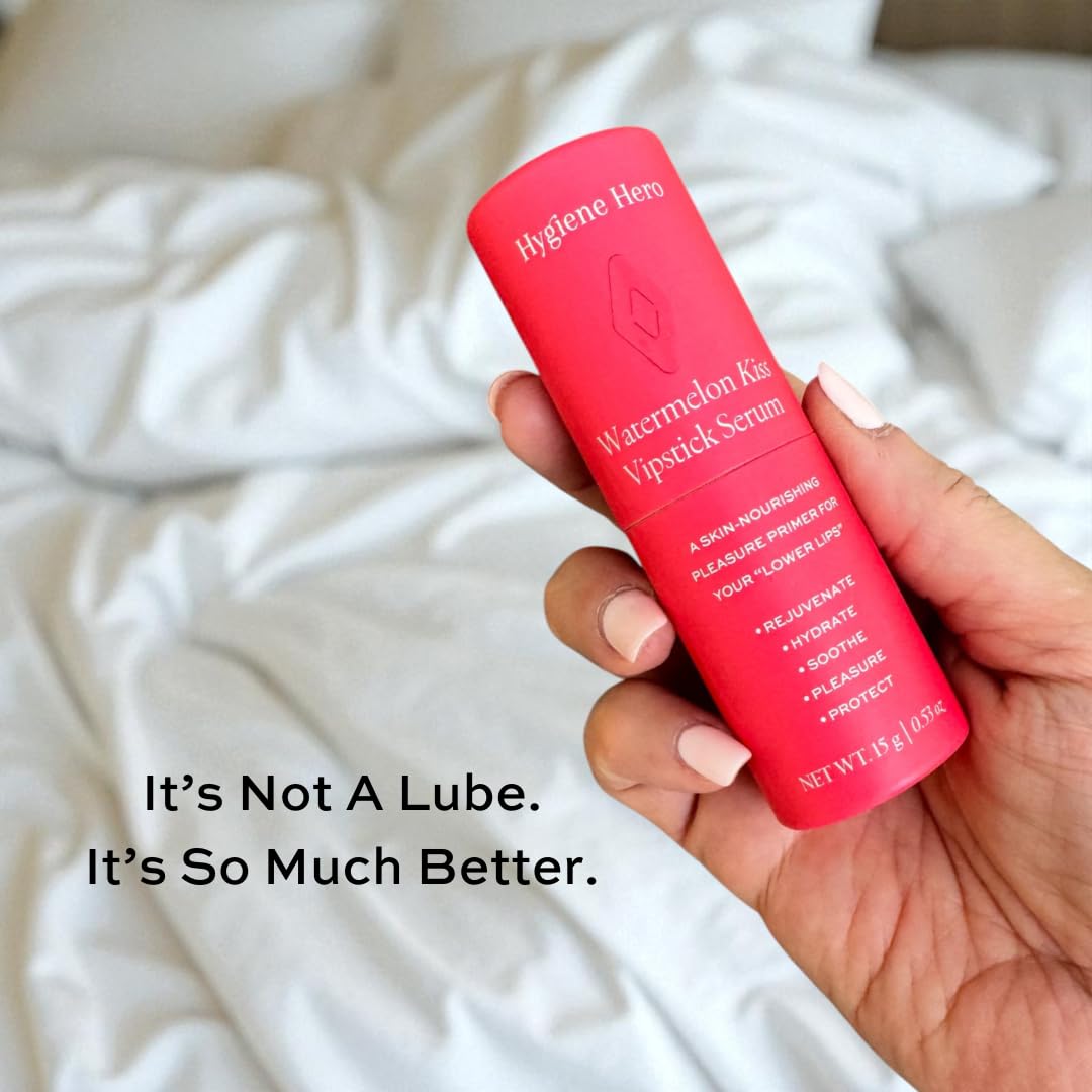 Hygiene Hero Vipstick Serum - 0.53 oz | Flavor: Watermelon Kiss – product photo (Sexual Enhancers)