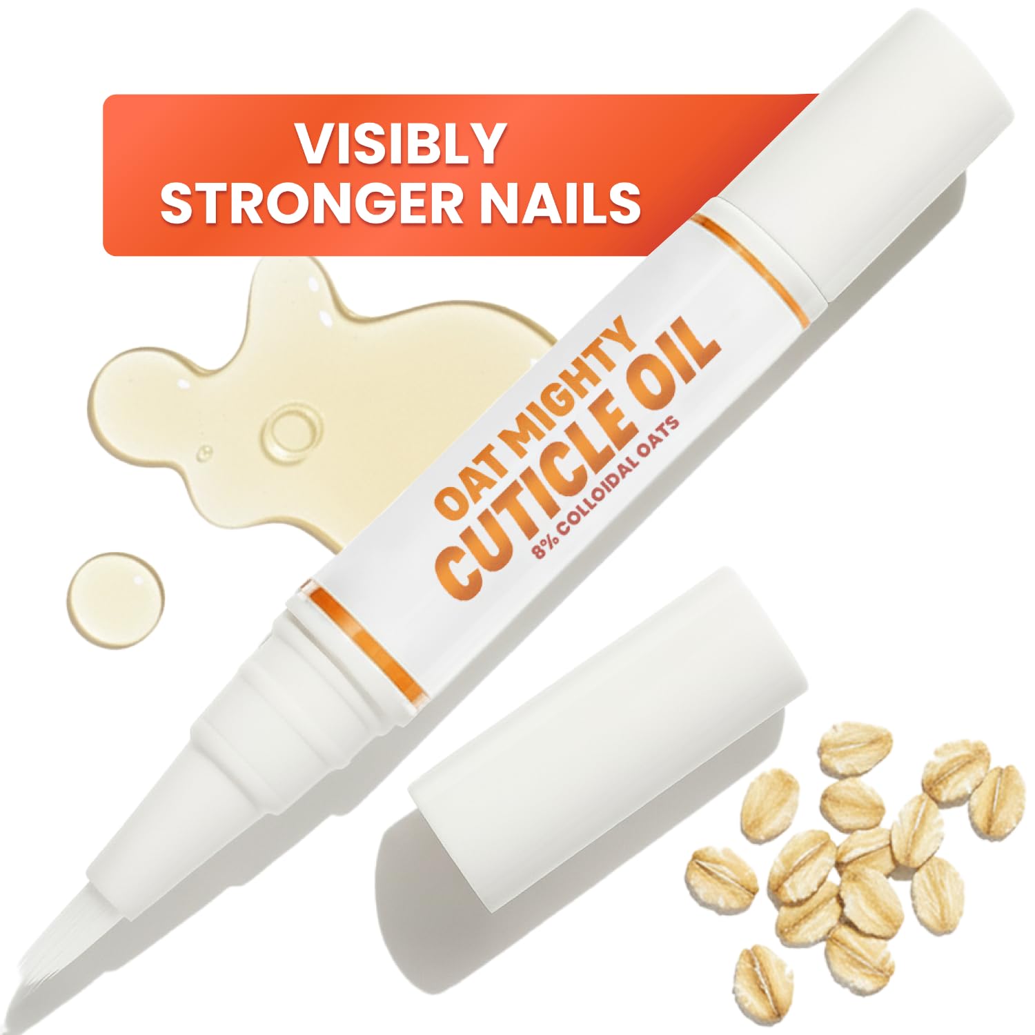 Handmade Heroes 8% Colloidal Oat Cuticle Oil Pen For Dry Cuticles Repair