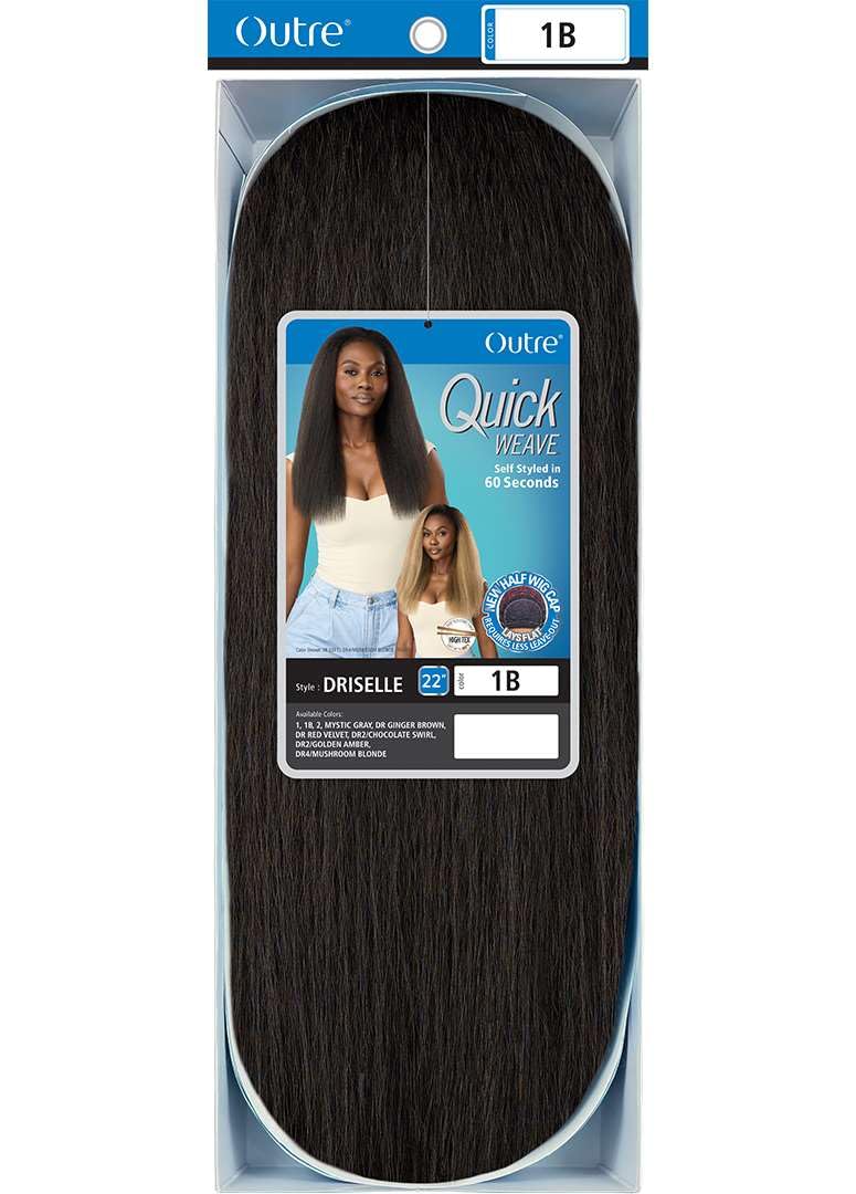 Outre Quick Weave - Driselle (OFF BLACK 1B) – alternate angle