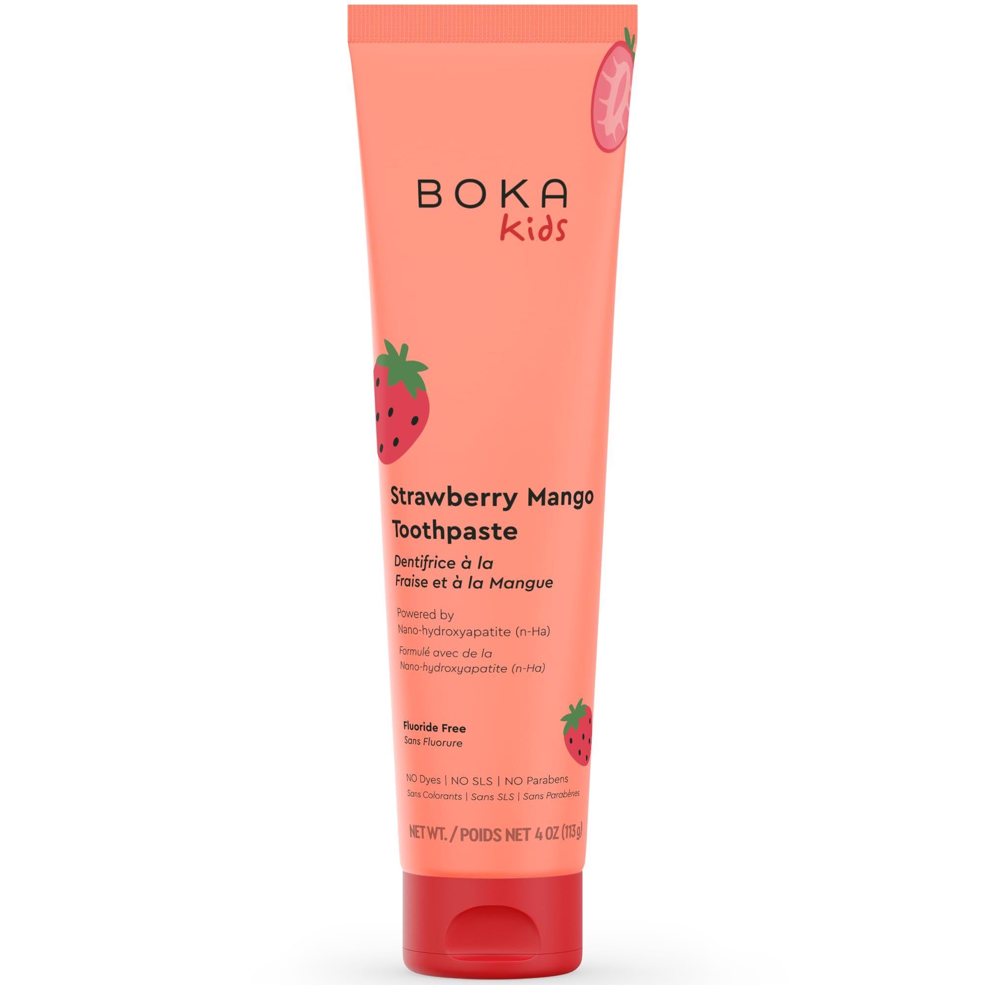 Boka Kids Toothpaste - Fluoride Free Nano Hydroxyapatite - Product Imagery