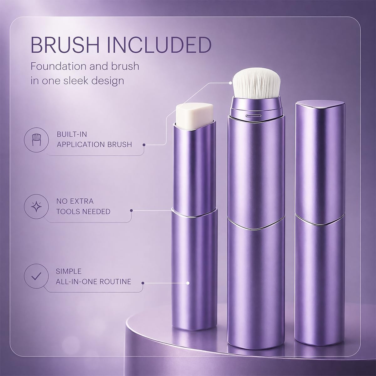 Zethalyn 2026New Facelove Foundation Stick (2 Pack) – close-up detail in Natural