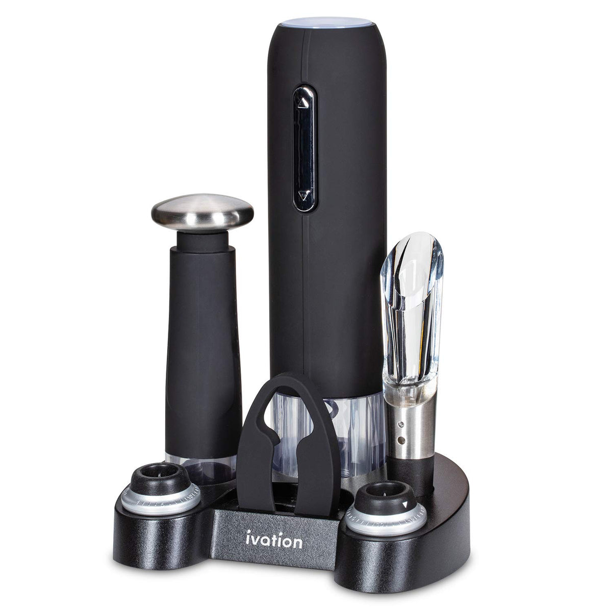Ivation Wine Gift Set 7 Piece Electric Opener Aerator - Ivation Official Imagery - 2