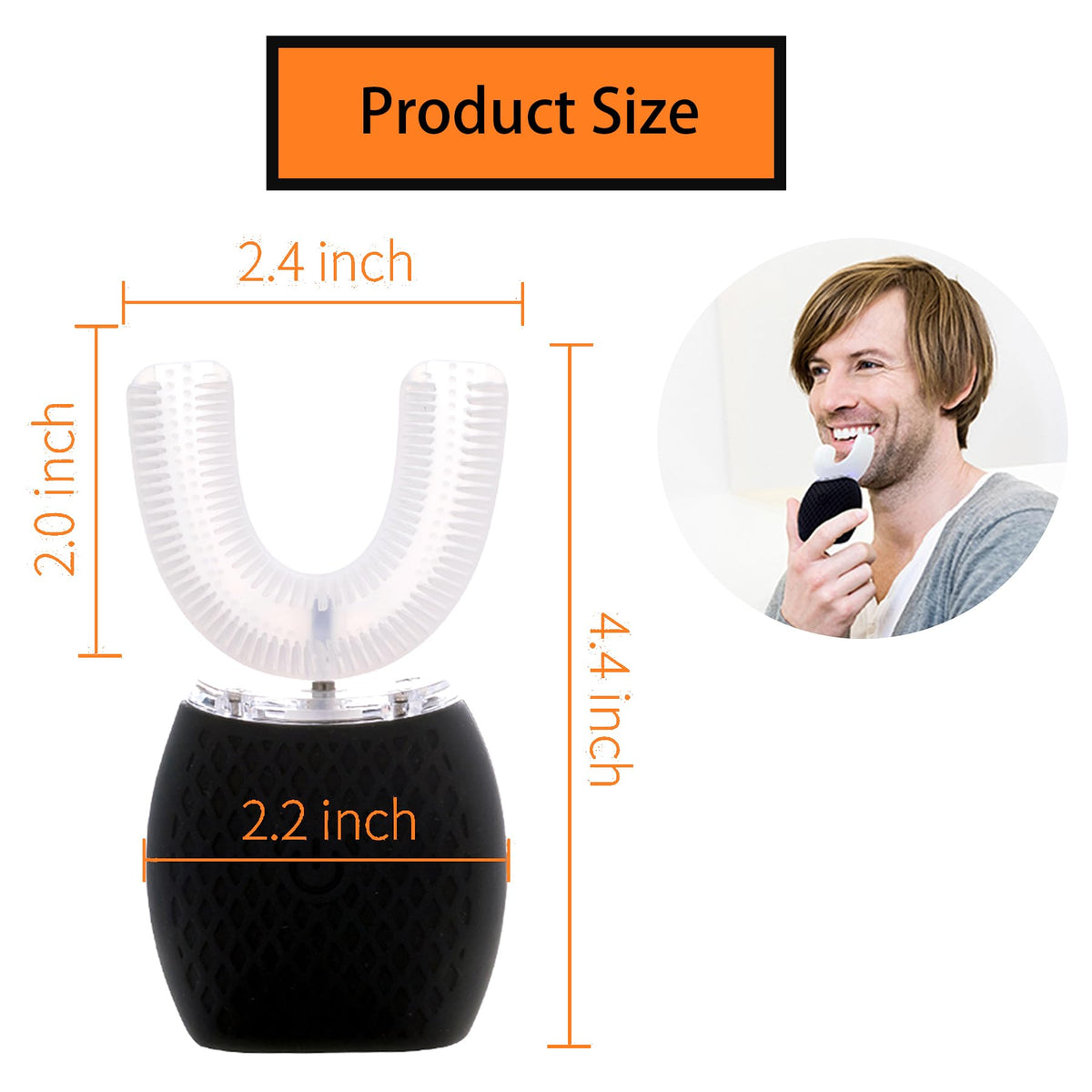 Ultrasonic Toothbrush for Adults Automatic Electric - RONGCHUANG Official Imagery - 5