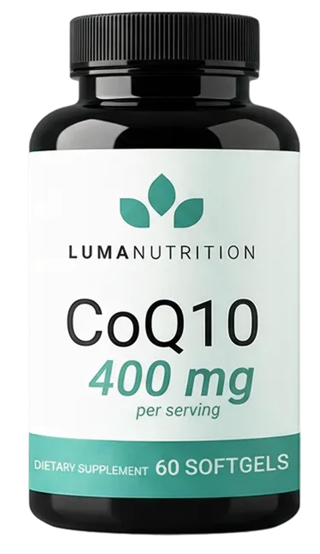 Luma Nutrition CoQ10 400mg Softgel Supplement - Luma Nutrition Official Imagery - 1