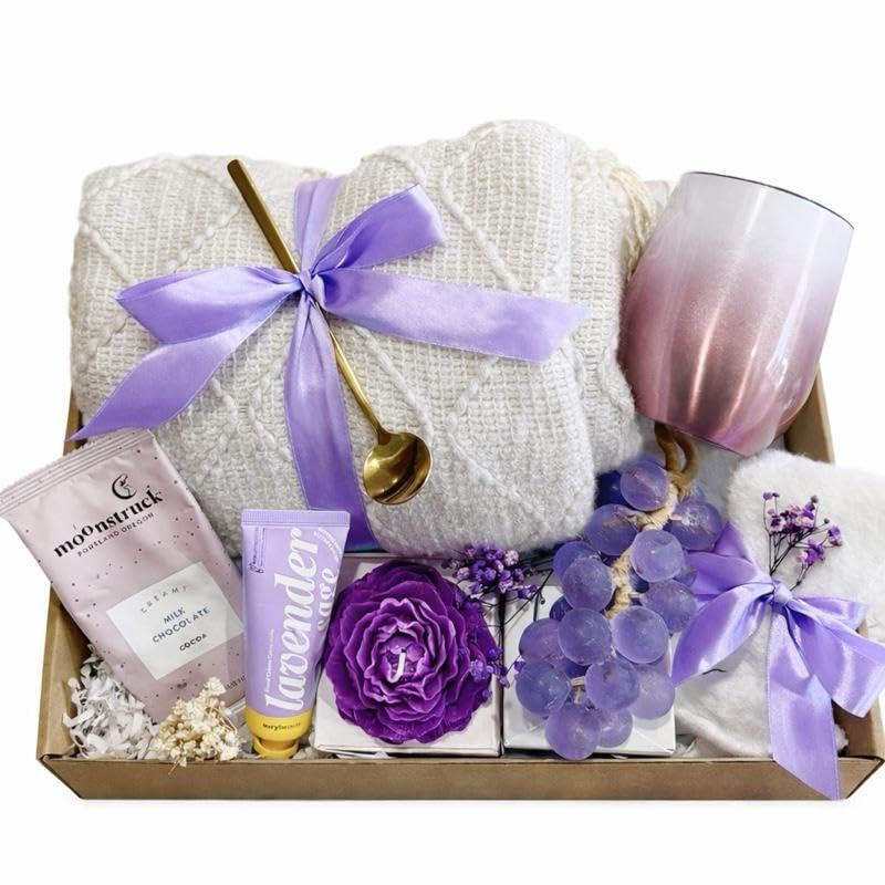 Luxury Self Care Gift Box for Women with Knit Blanket - Taniri Official Imagery - 1