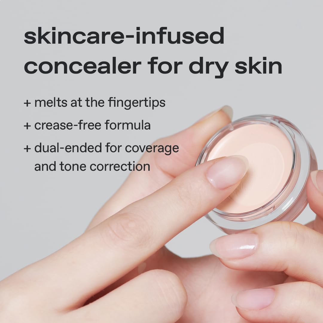 glow not dry concealer #pale #blushbeige,korean makeup 0.4 oz – back view and specifications