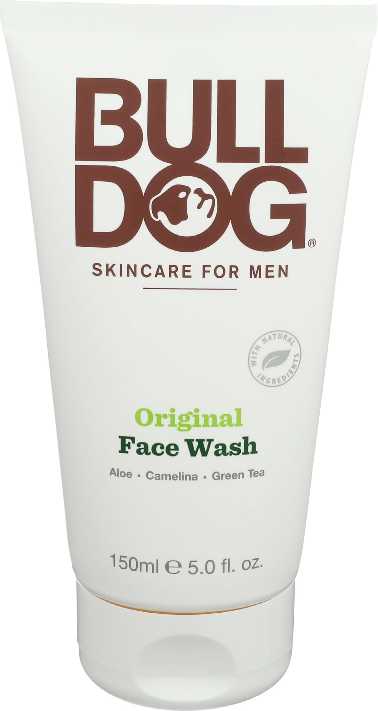 BULLDOG Mens Skincare and Grooming, Original Face Wash, 5 Fluid - Product Imagery