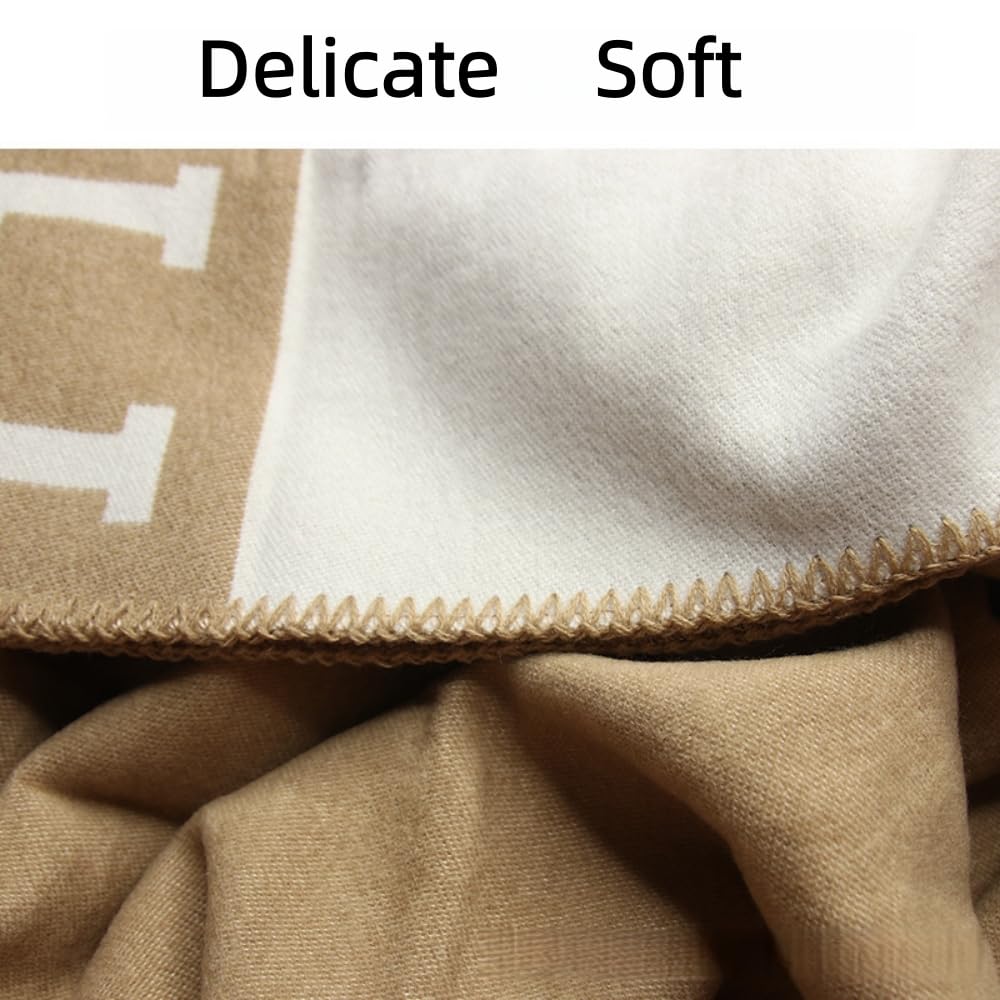 Fcteap h Blanket Soft Throw Blanket Faux Fleece Wool Plaid Warm Shawl Thick Knitted Plush Cozy Comfy for Women Throw Bla