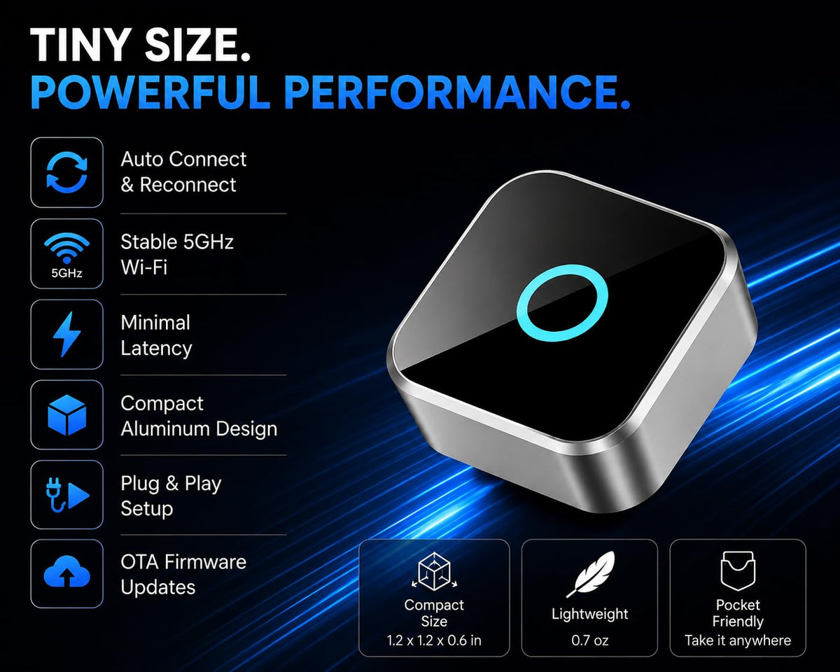 Headley Mobile Wireless CarPlay Adapter – full view