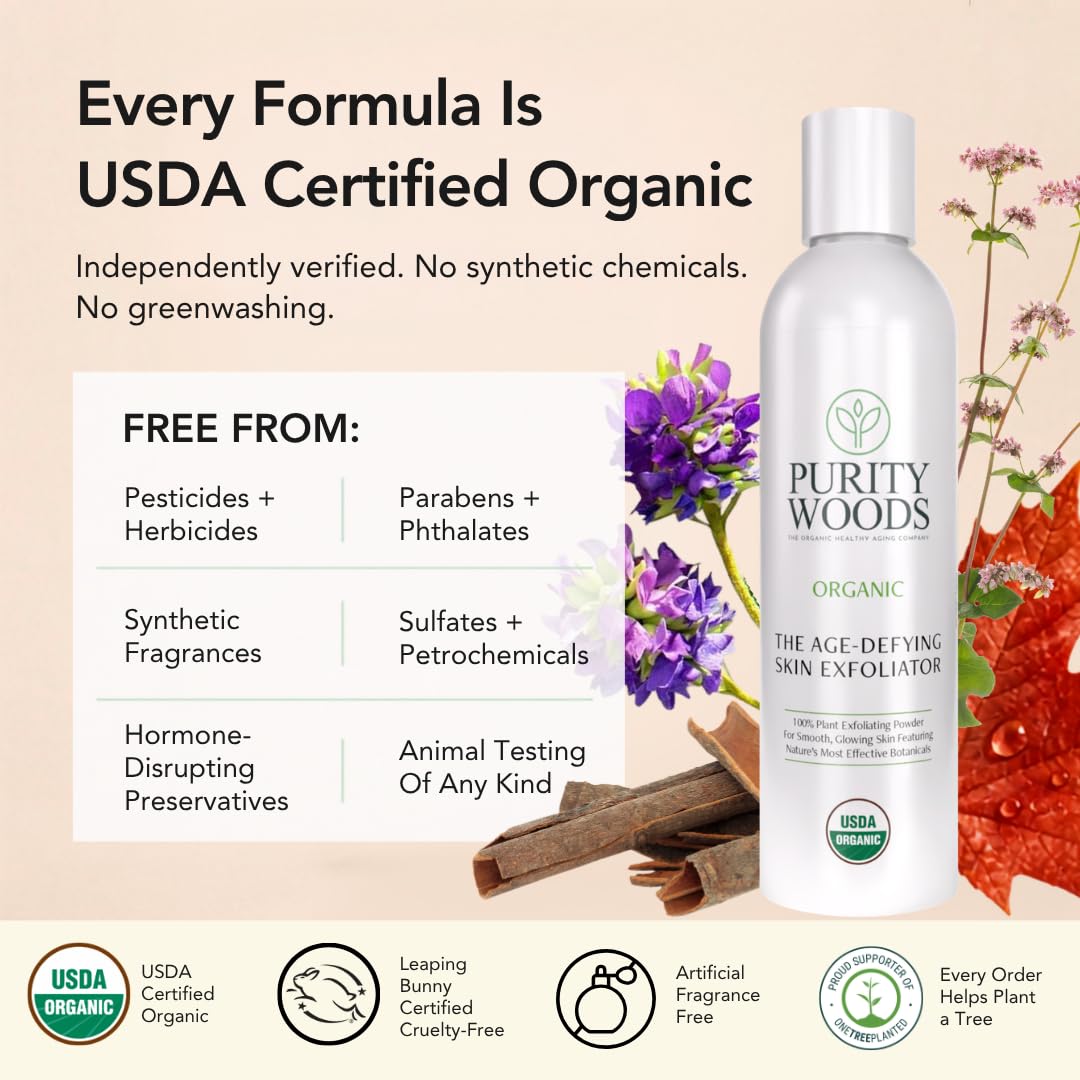 Organic Exfoliating Powder for Face Water Activated Anti - Purity Woods Official Imagery - 5