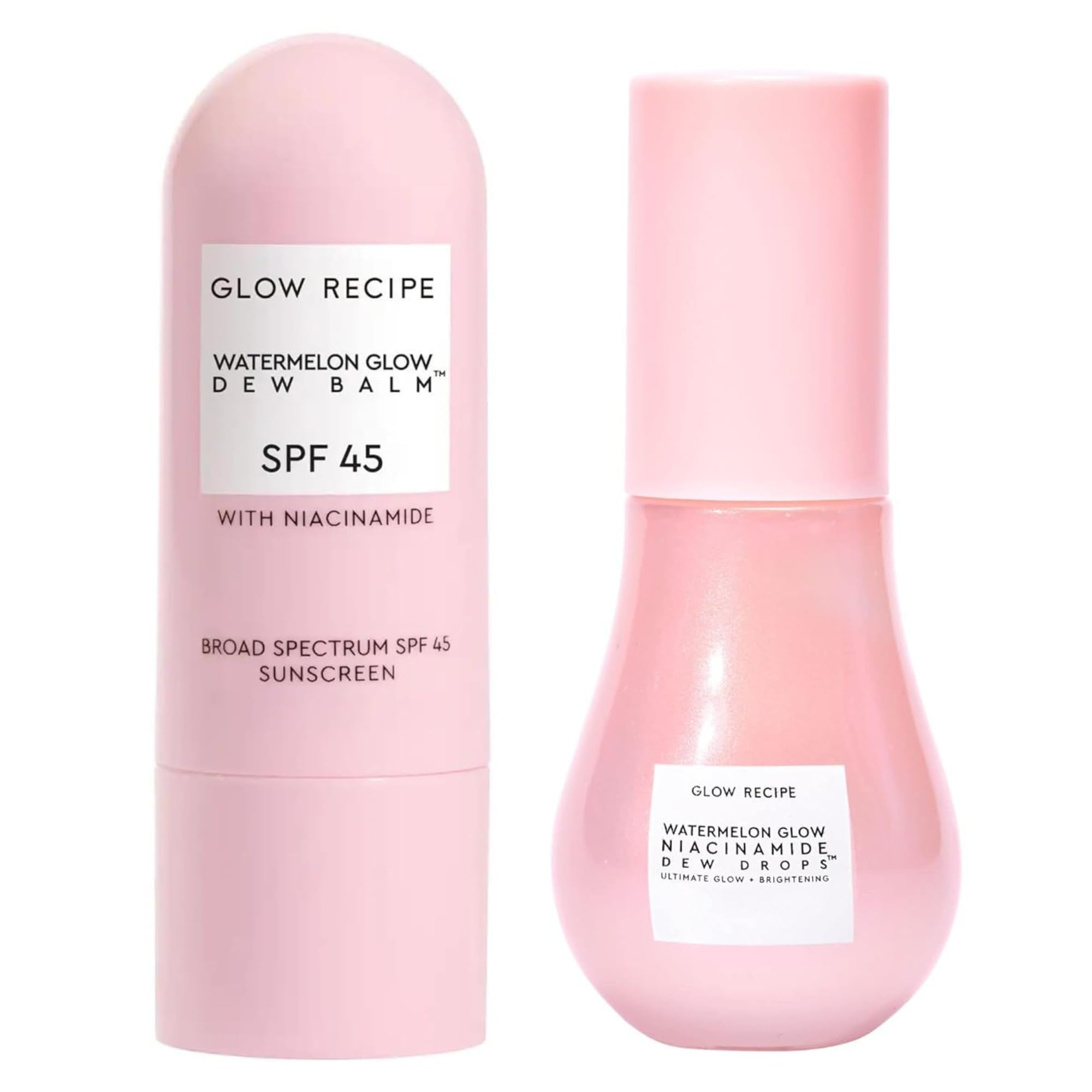 Glow Recipe Skincare Essentials Travel Duo - Watermelon Glow SPF - Product Imagery