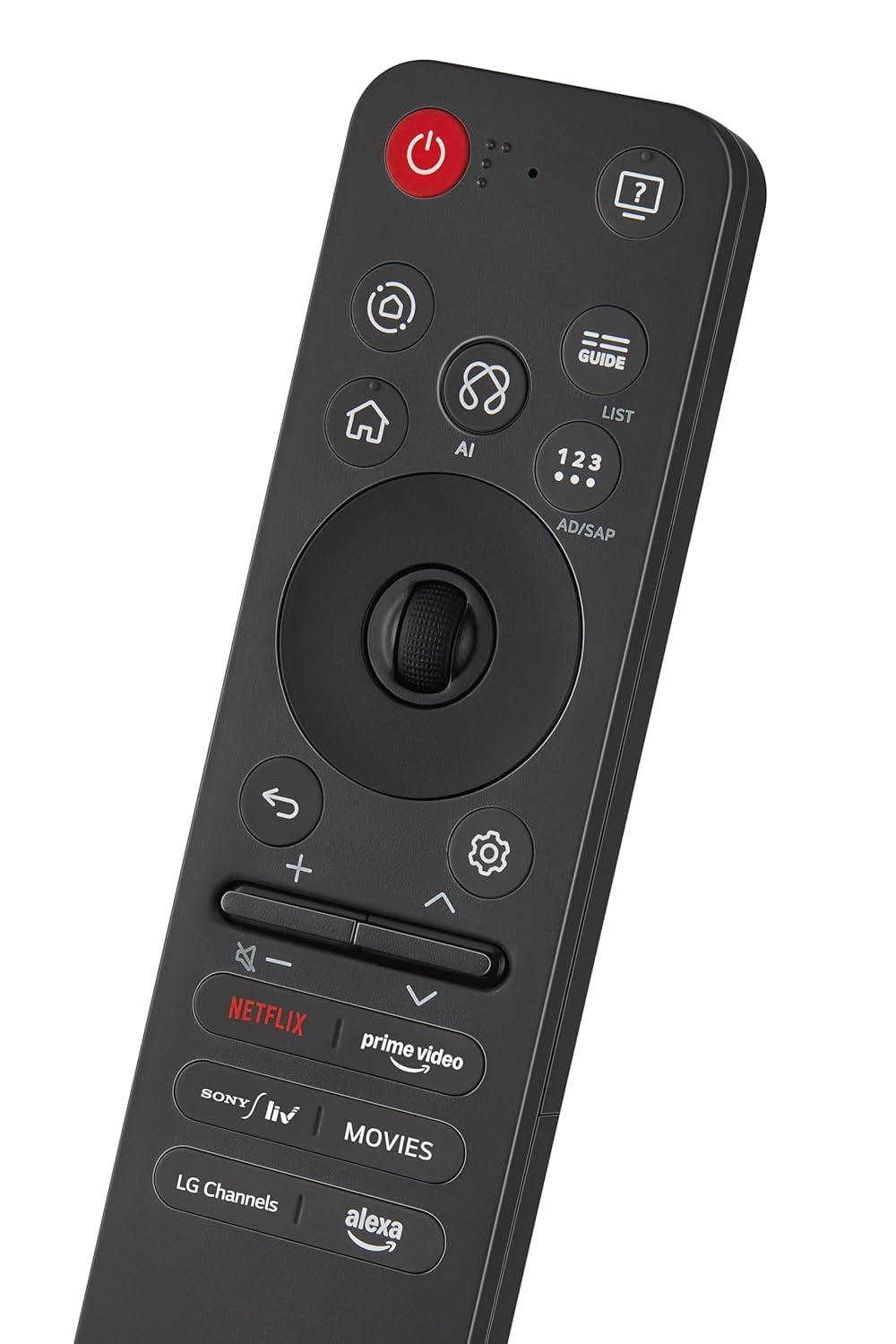 Amazon Renewed LG Original AI Magic Remote Control for All LG TVs: OLED, QNED, UHD, LED (Renewed) – alternate angle