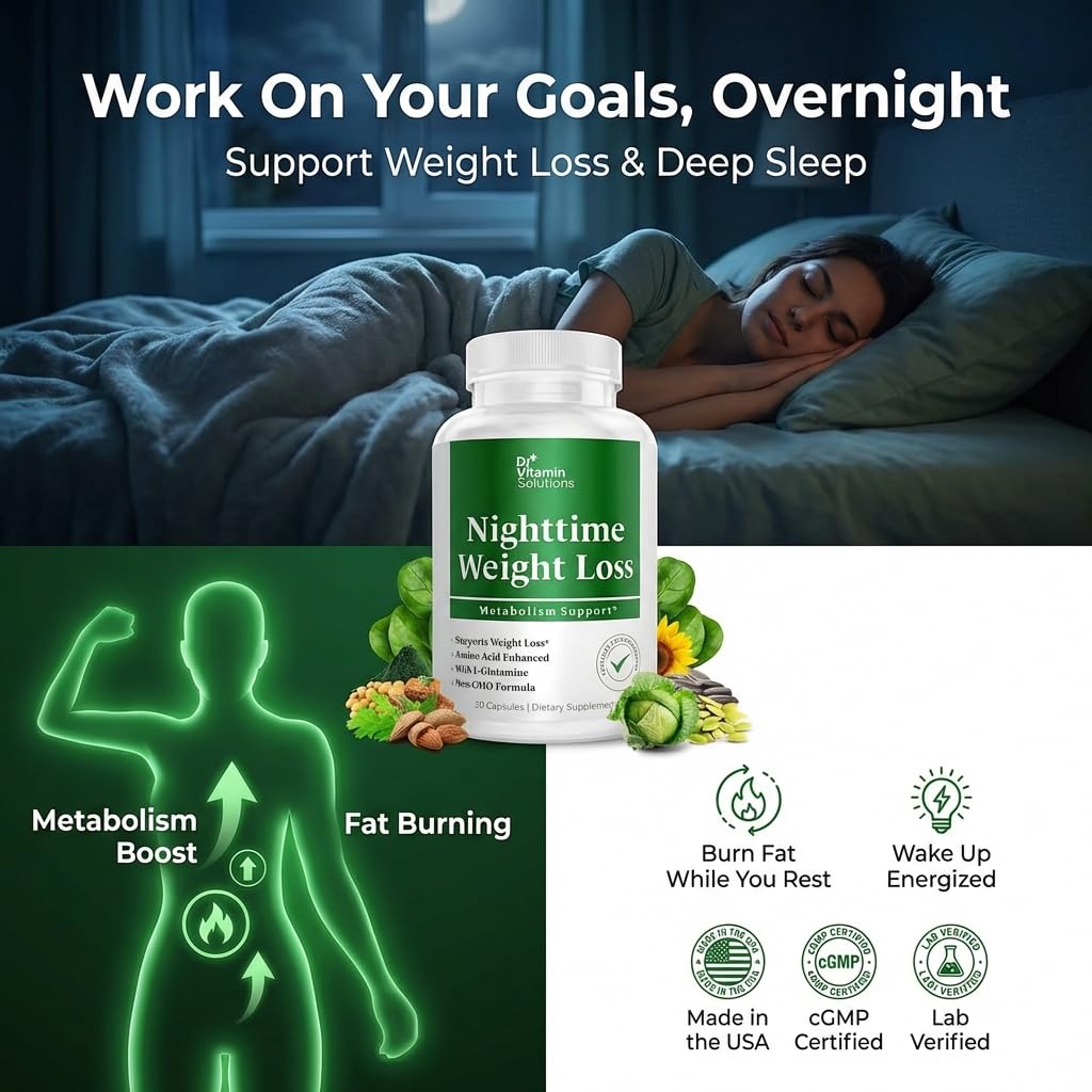 Nighttime Fat Burner – Sleep, Burn & Recover | 30 Caps