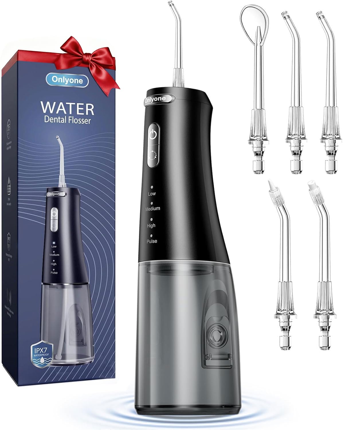 Onlyone Water Flosser with Adjustable Water Pressure for Daily Oral Care – product photo (Power Dental Flossers)