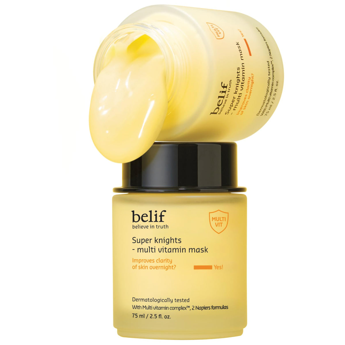belif Vitamin C Overnight Butter Mask – Hydrating & Rejuvenating Sleeping Mask with Multi Vitamin Complex for Plumping D