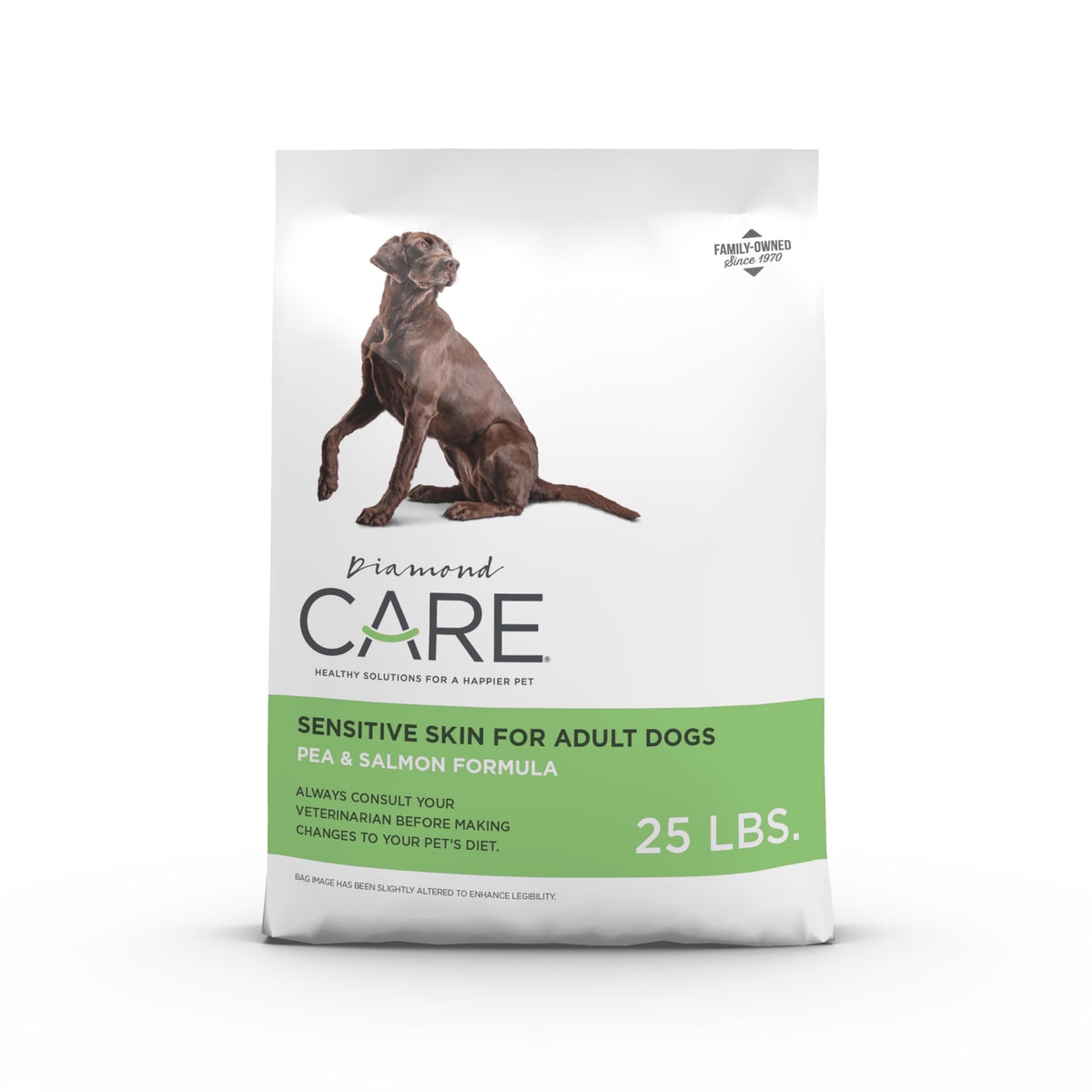 DIAMOND CARE Sensitive Skin Adult Dry Dog Food, Hydrolyzed Salmon, 25lb – product photo (Freeze-Dried)