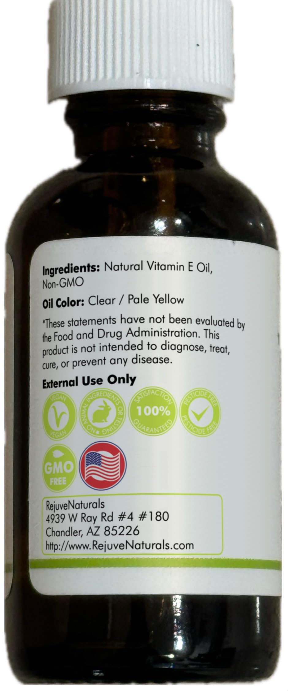 Vitamin E Oil - 100% Pure & Natural, 42,900 IU. Repair Dry, Damaged Skin from Surgery & Acne, Age Spots & Wrinkles. Boost Collagen for Moisturized, Youthful-looking Skin. d-alpha tocopherol