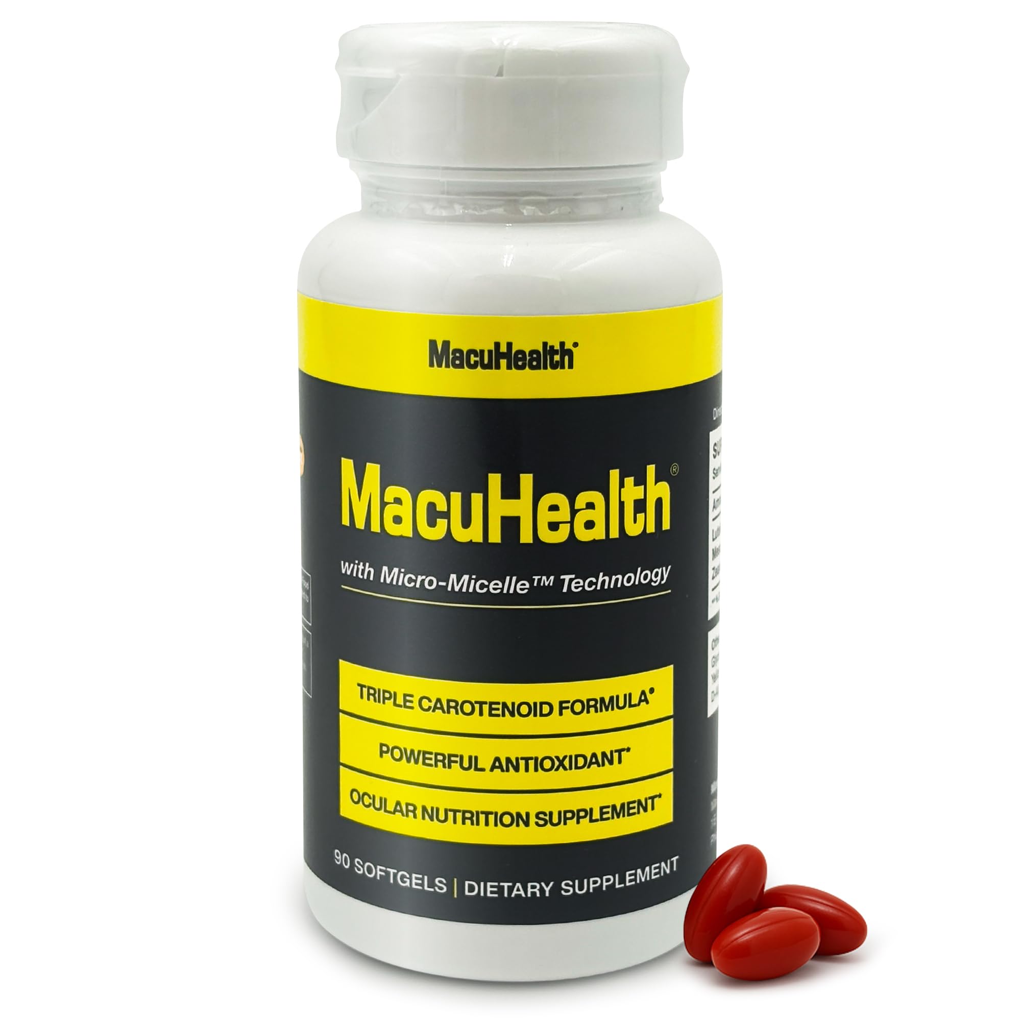 Macuhealth Triple Carotenoid Formula - Eye Vitamins for Adults