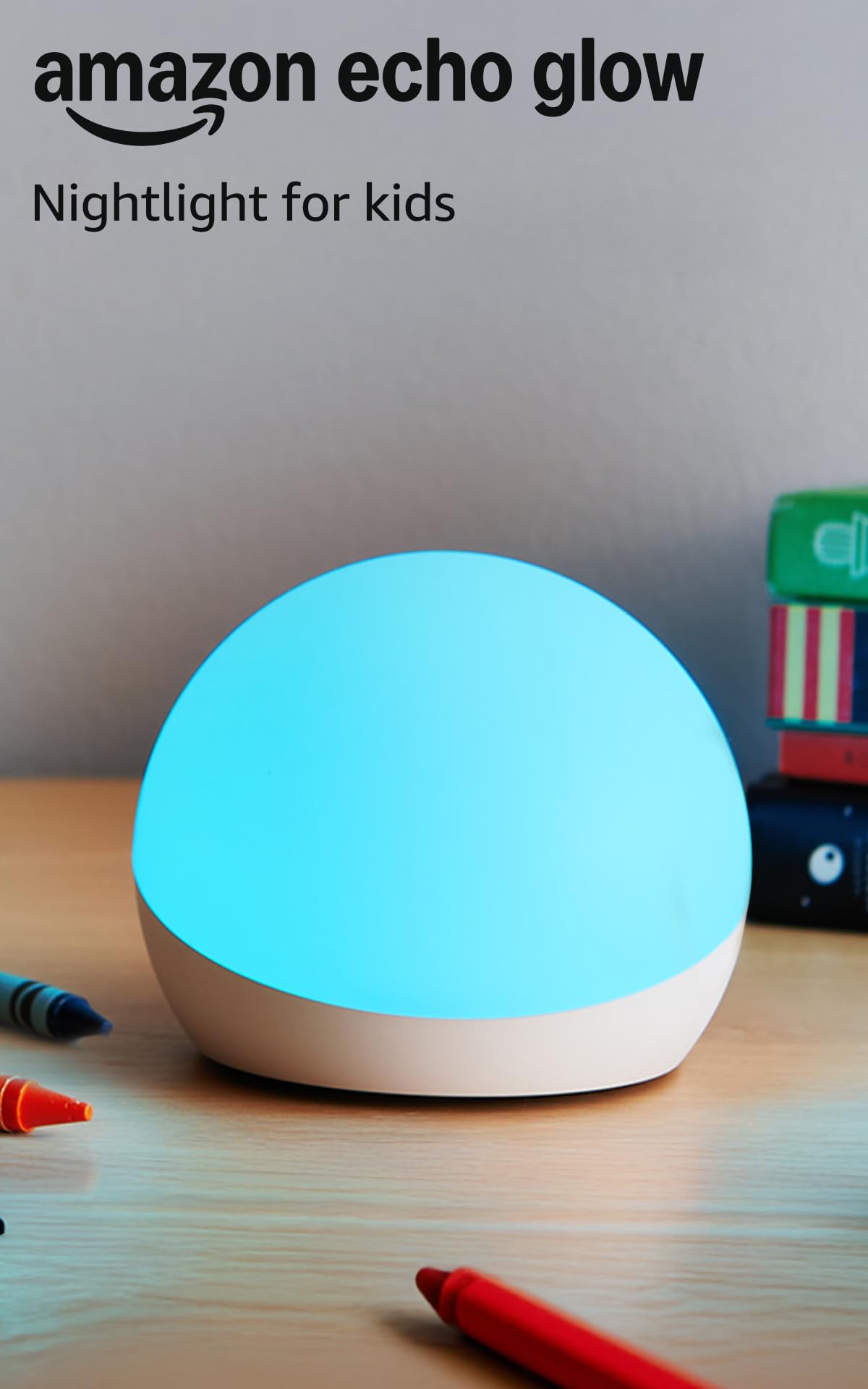 Amazon Echo Glow (newest model), Night light for kids, Works with Alexa – product photo