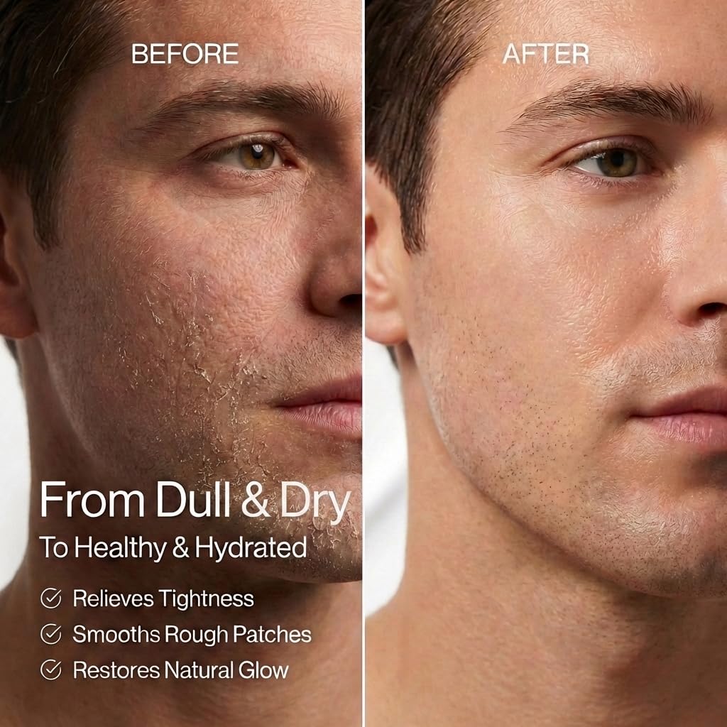 Anthony All-Purpose Facial Moisturizer – Men’s Hydrating Lotion for Dry Skin – Lightweight, Non-Comedogenic, Anti-Aging 