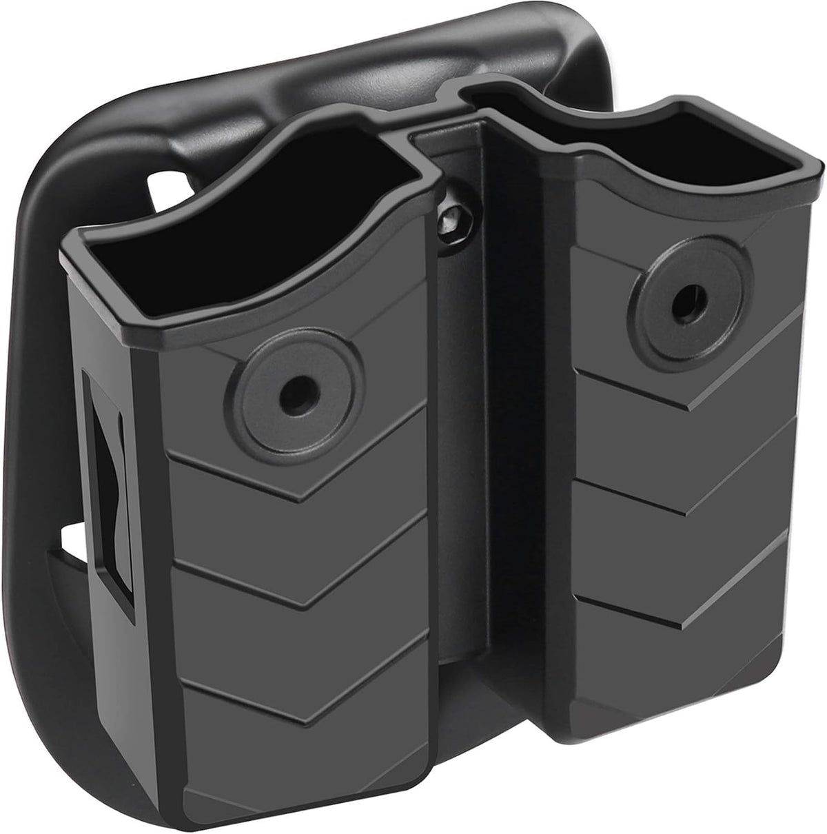 FASTSPOK Universal Double Magazine Holster,Compatible with Popular 9mm/.40 Caliber Pistol Magazines,
