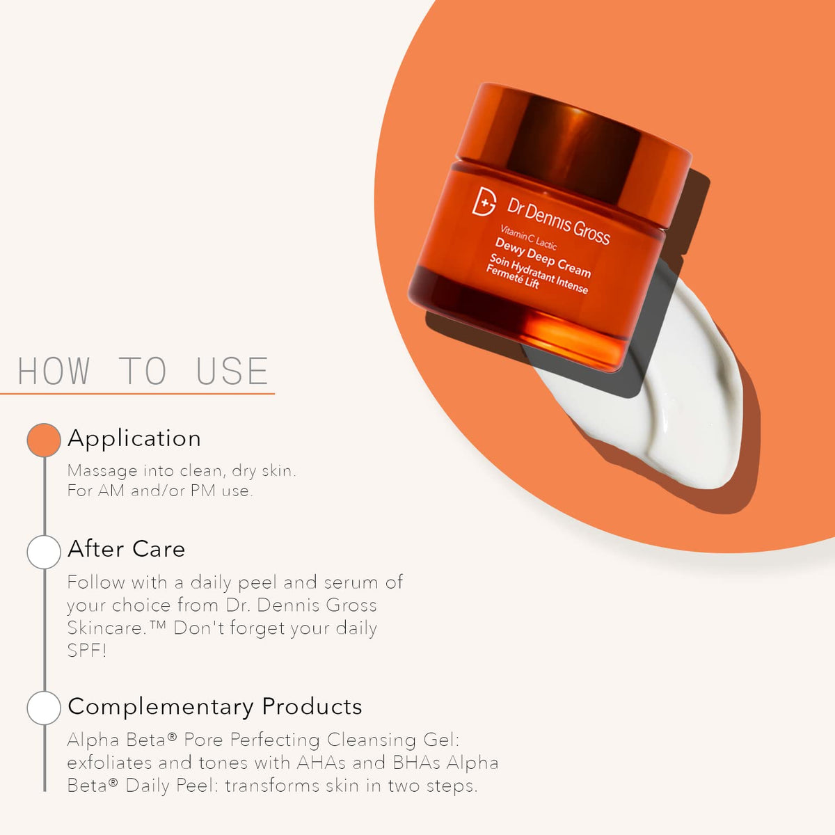 Dr Dennis Gross Vitamin C Lactic Dewy Deep Cream - Dr Dennis Gross Official Imagery - 6