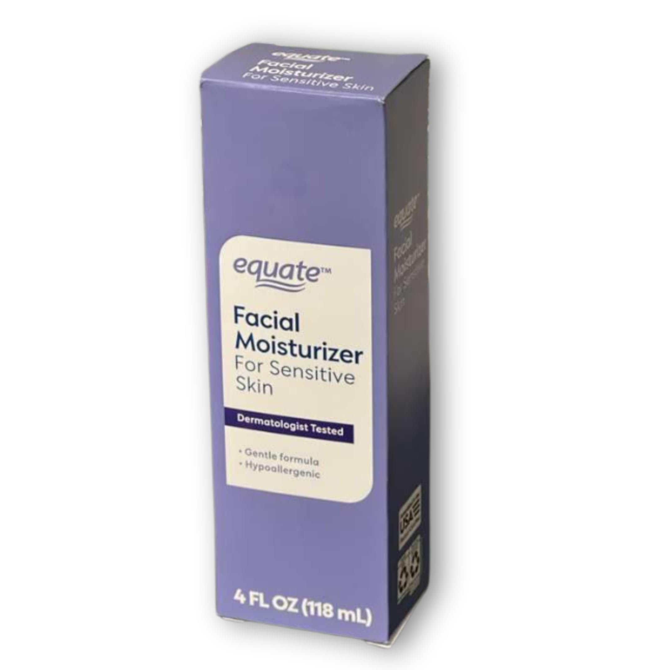 Fusion Shop Store fragrance-free face moisturizer for sensitive skin in a 4 fl oz box, lightweight and oil-free for daily hydration.