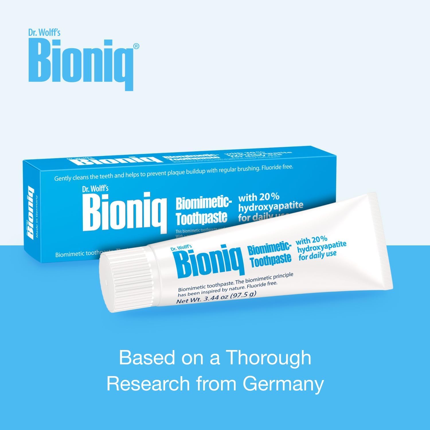 Bioniq Classic 20% Hydroxyapatite Toothpaste 3.44 Oz