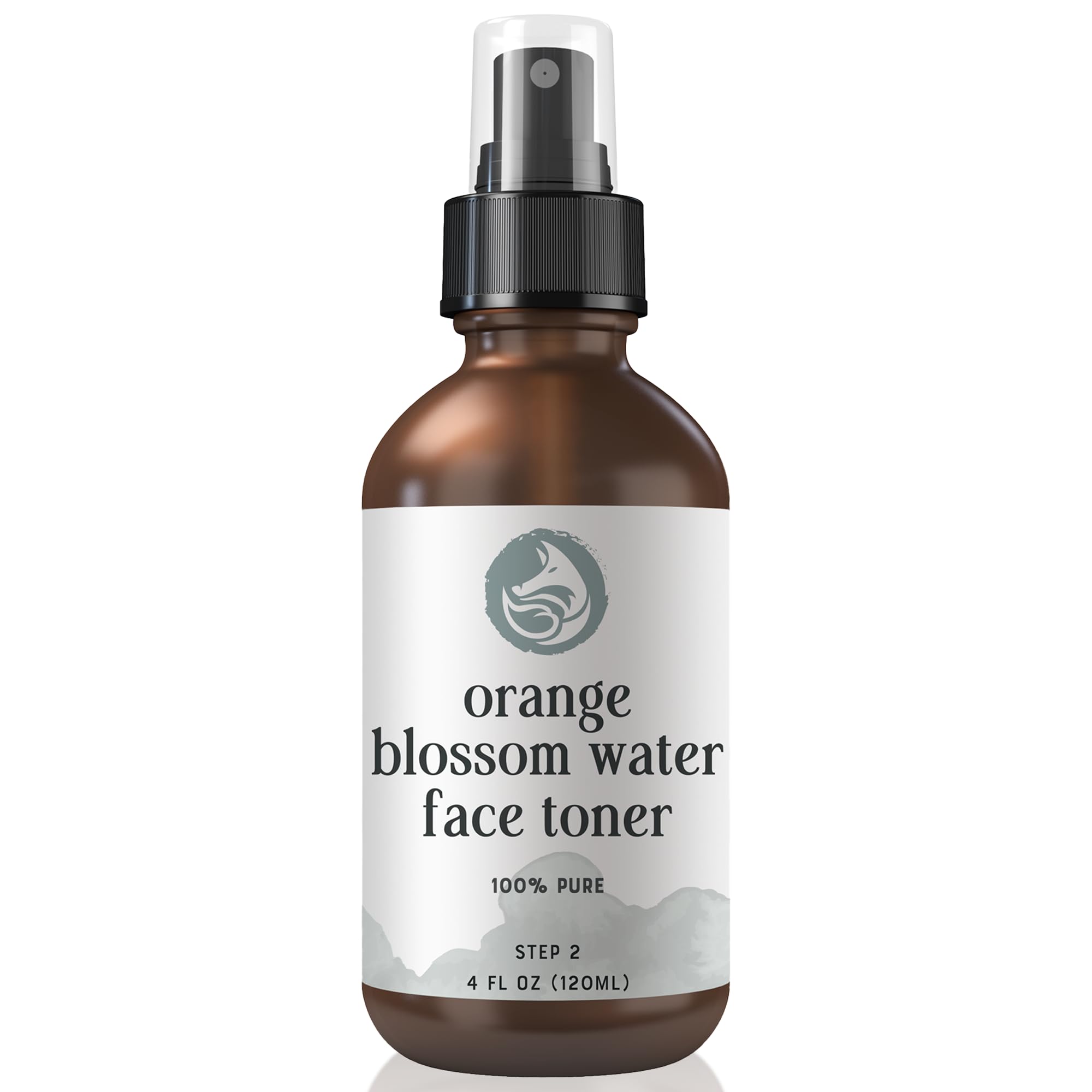 Orange Blossom Water Face Toner - Alcohol-Free Daily Facial - Product Imagery