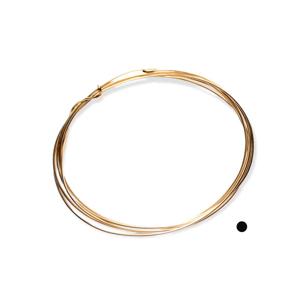 14/20 Yellow Gold Filled Wire 24 Gauge, Round, Half Hard, 5FT by CRAFT WIRE – packaging and label
